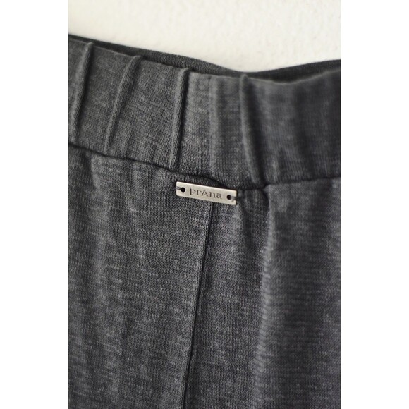 Prana Midi Skirt Woman's S Gray Jersey knit Hi-Low Wrap asymmetrical Utility - Picture 5 of 8